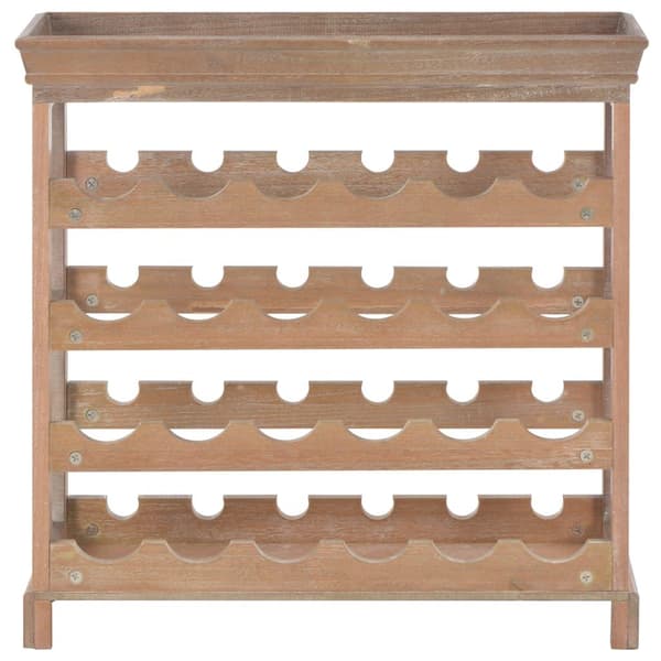 vidaXL Vinhylle brun 70x22,5x70,5 cm MDF