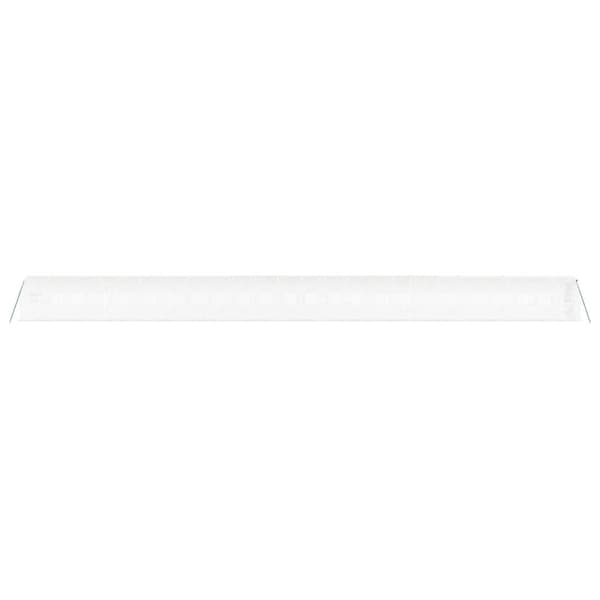 vidaXL Växthus med stålram vit 48m² 24x2x2 m