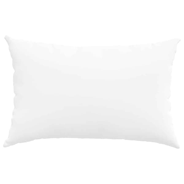 vidaXL Soffkuddar 2 st Vit 60 x 40 cm tyg
