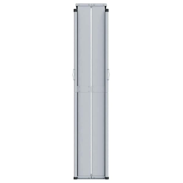 vidaXL Uttrekkbar sidemarkise 200x1000 cm brun