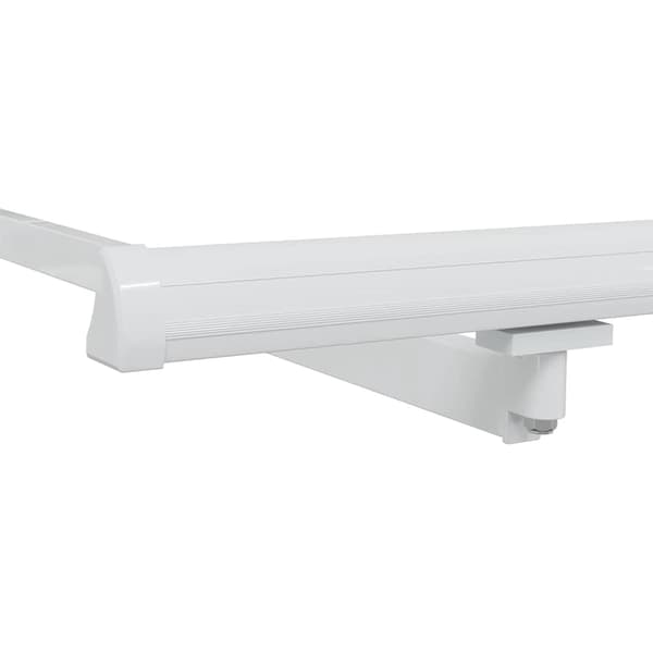 vidaXL Markise Hvit 6 × 3,5 m Metall