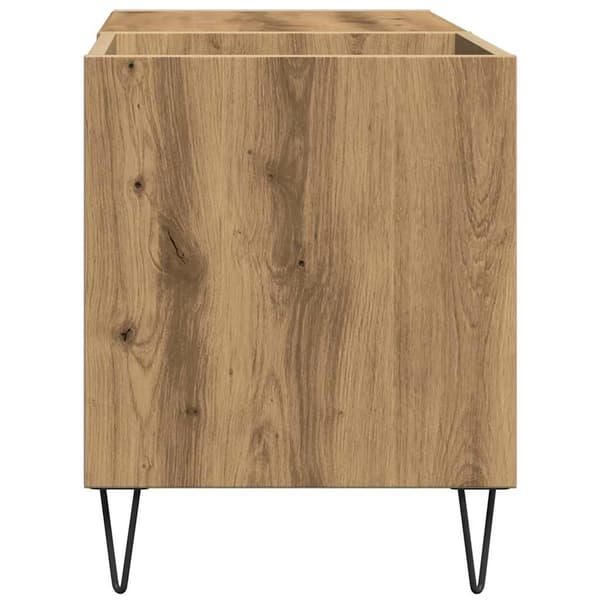 vidaXL Plateskap artisan eik 84,5x38x48 cm konstruert tre