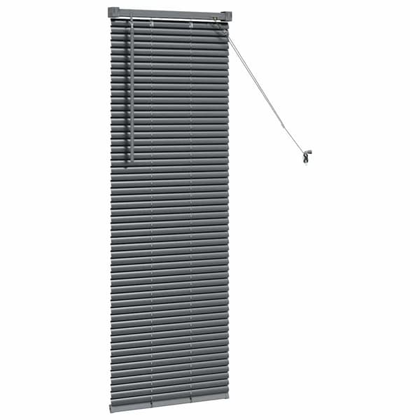 vidaXL Persienner Mörkgrå 130 x 45 cm Aluminium