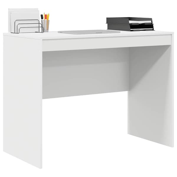 vidaXL Skrivbord Vit 100 x 50 x 76 cm