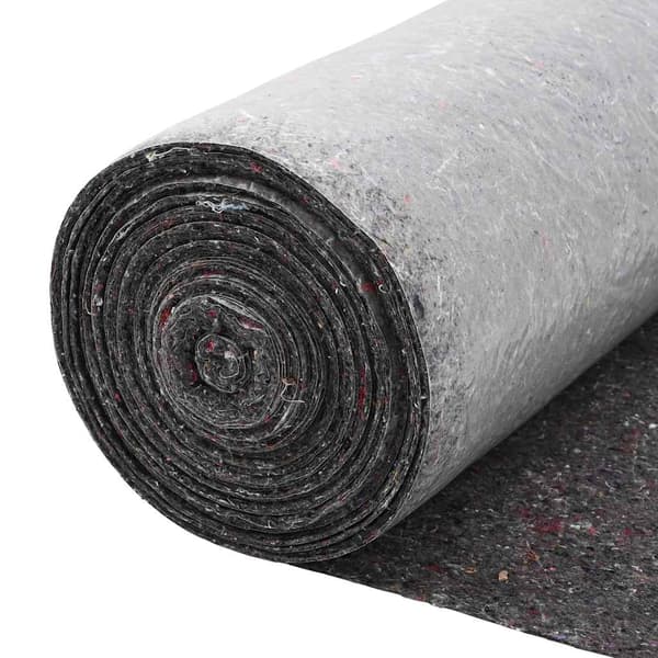 vidaXL Halkfri målarfleece 1020 cm 280 g/m² grå