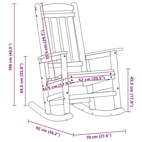 vidaXL Barstol 2 pcs Lysegrå 52 x 43 x 73,5 cm HDPE