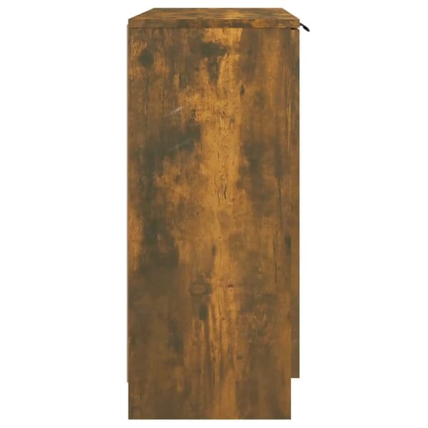 vidaXL Skjenk røkt eik 60x30x70 cm konstruert tre