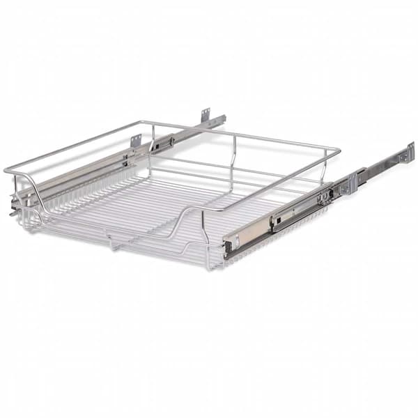vidaXL Uttrekkbare kurvskuffer 2 stk 600 mm