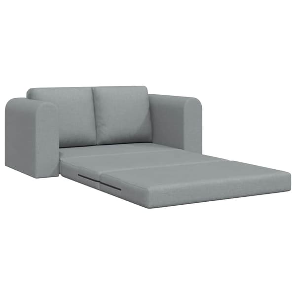 vidaXL Soffsäng 60cm Ljusgrå tyg