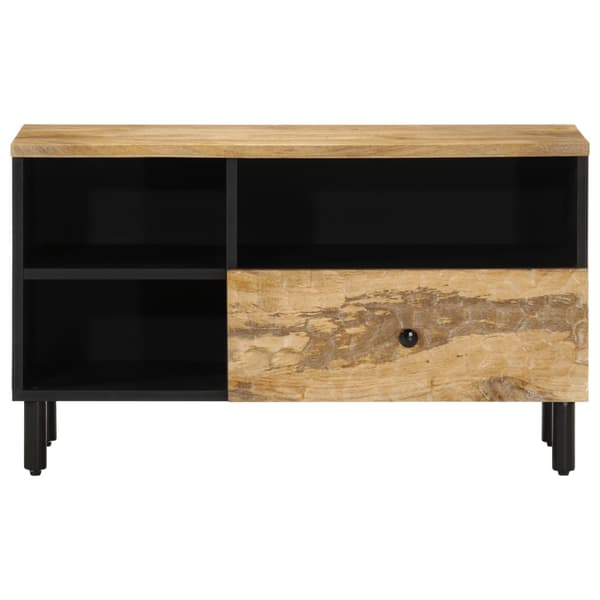 vidaXL TV-benk 80x33x46 cm heltre mango