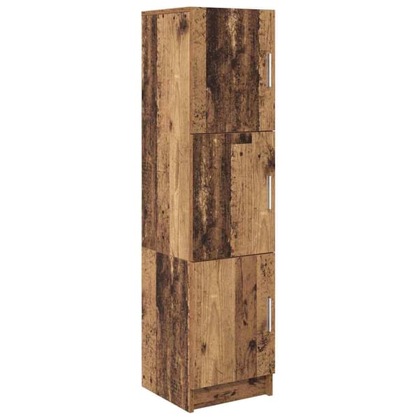 vidaXL Skrivebord 2 pcs Gammelt tre