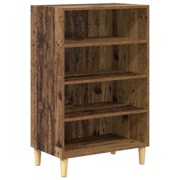 vidaXL Sideboard Gammalt trä 57 x 35 x 89.5 cm Konstruerat trä