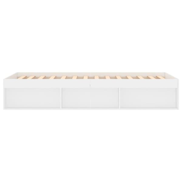 vidaXL Sengeramme hvit 90x200 cm