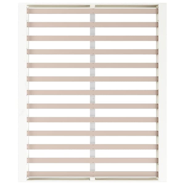 vidaXL Sängram massivt trä 180x200 cm vit