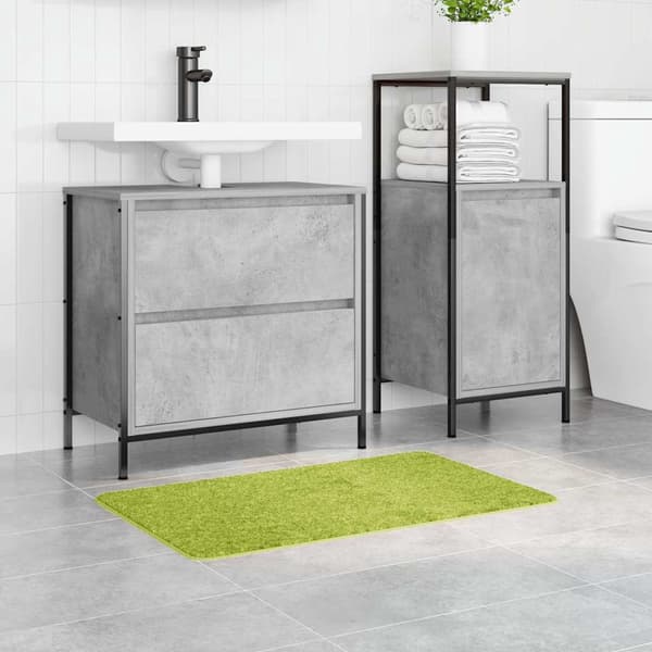 vidaXL Badmatta Grön 50 x 80 cm Polypropylen