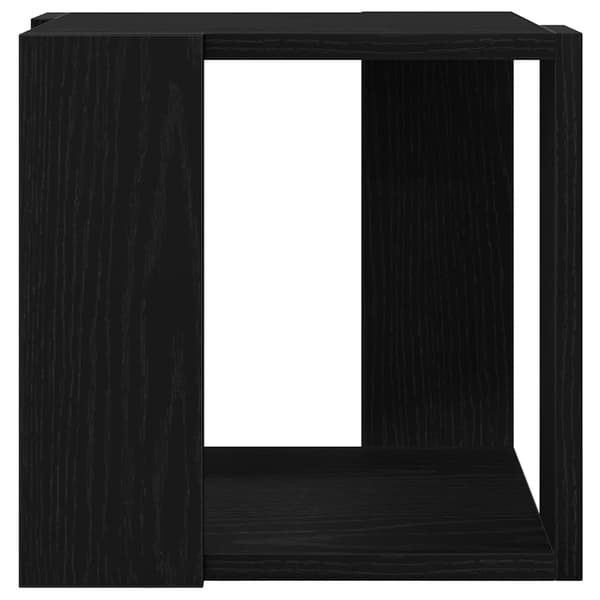 vidaXL Kaffebord Svart Eik 32 x 32 x 30 cm Konstruert tre