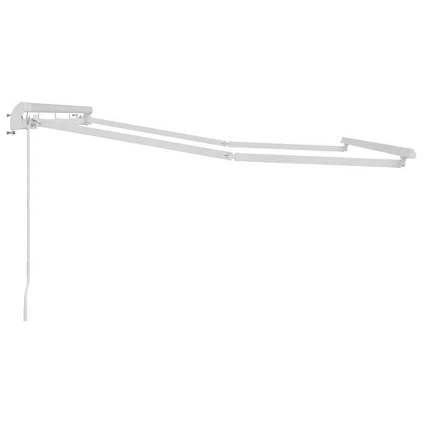 vidaXL Markiseramme Hvit 3 x 2 m Metall