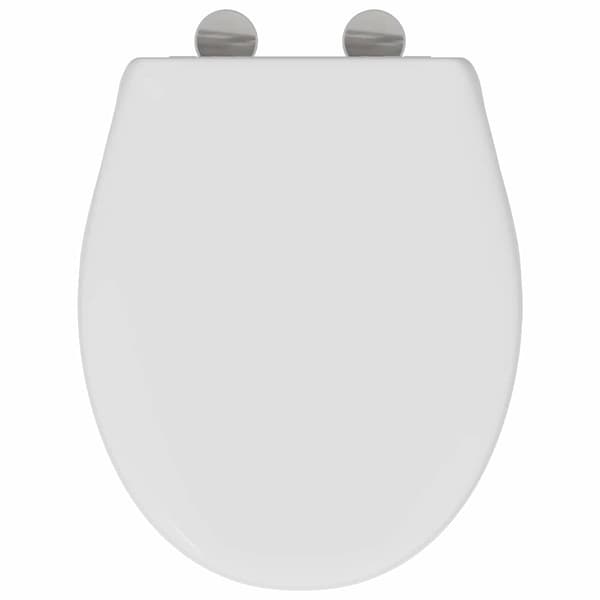 vidaXL Toalettsete Hvit 47 x 37 x 4 cm Duroplast