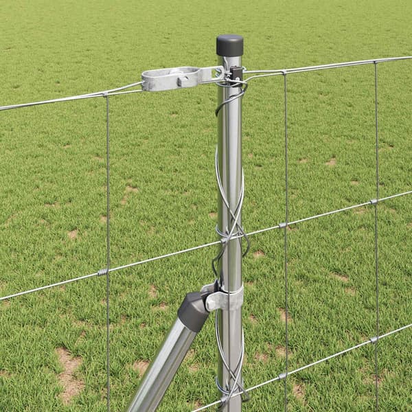 vidaXL Stängselstolpe Galvaniserad 25 x 1,2 m Stål