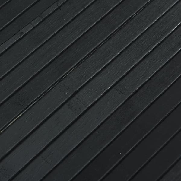 vidaXL Rumsavdelare svart bredd 600 cm höjd 165 cm bambu