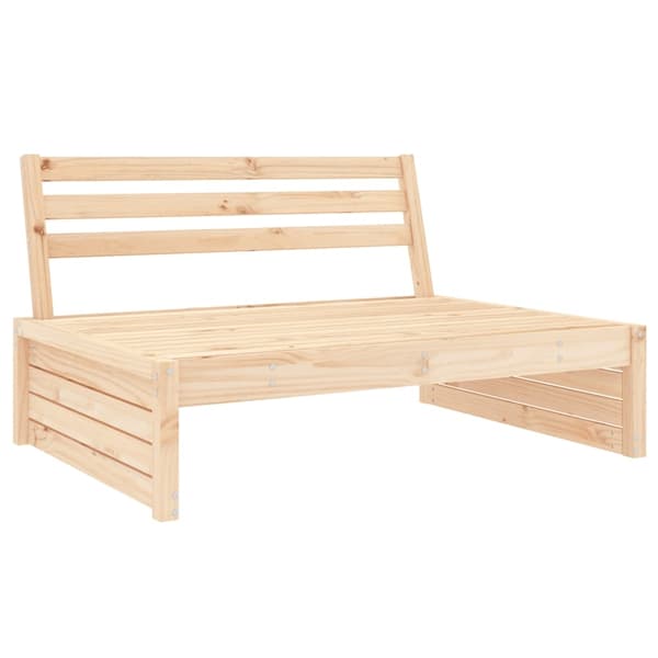vidaXL Mittensoffa 120x80 cm massiv furu