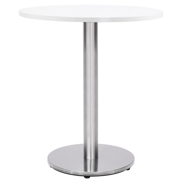 vidaXL Bordben til bistrobord sølv Ø45x72 cm rustfritt stål