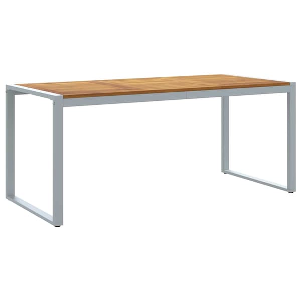 vidaXL Hage Spisegruppe 7 pcs Grå Solid akasietre