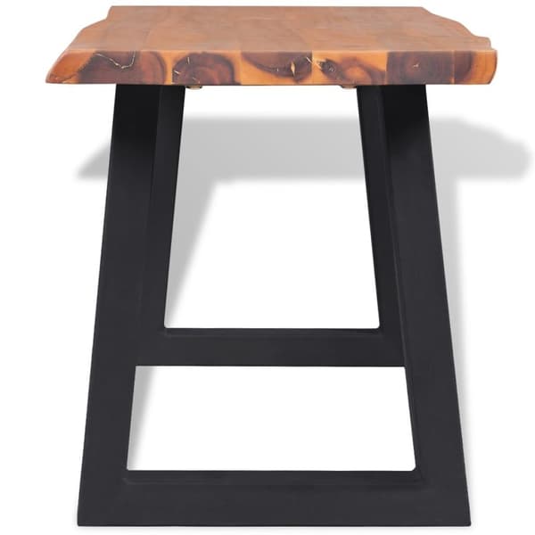vidaXL Benk heltre akasie 145 cm