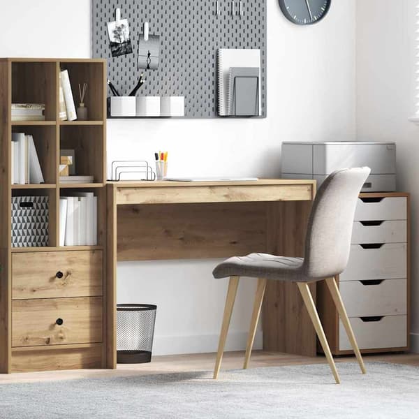 vidaXL Skrivebord Artisan Eik 100 x 40 x 76 cm