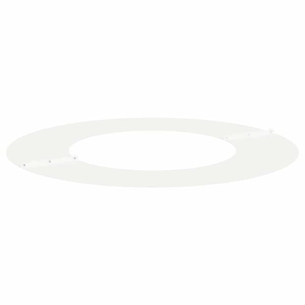 vidaXL lämplig för Flat Trädringar 5 pcs Vit Ø40 / 70 cm Stål