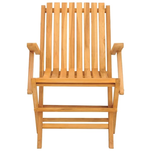 vidaXL Klappstoler 2 stk 61x67x90 cm heltre teak
