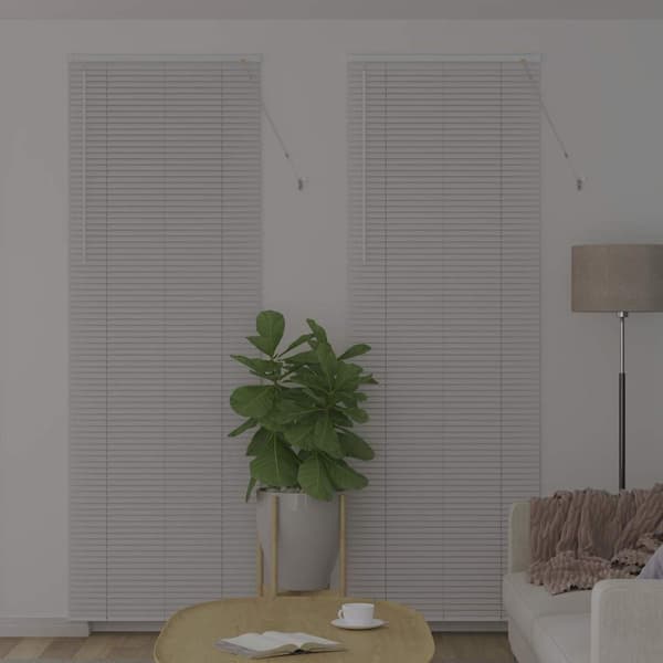 vidaXL Persienner Vit 220 x 75 cm Aluminium