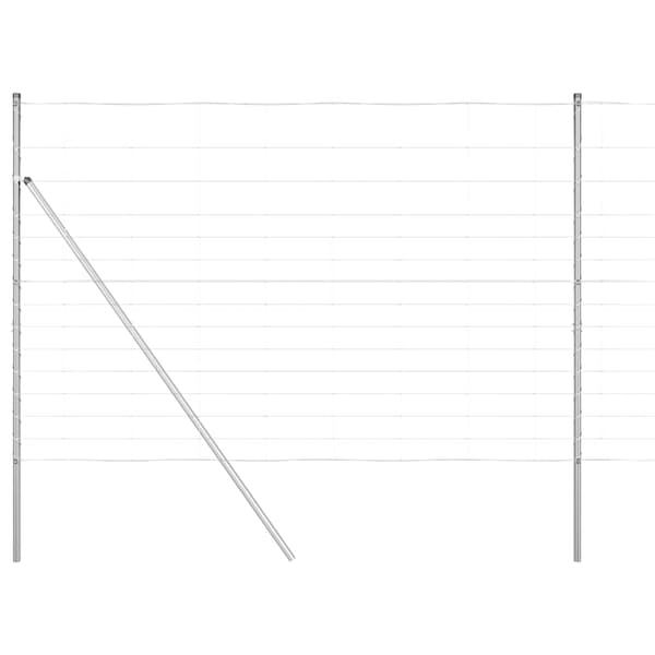vidaXL Gjerdepåle Galvanisert 25 x 1,6 m Stål