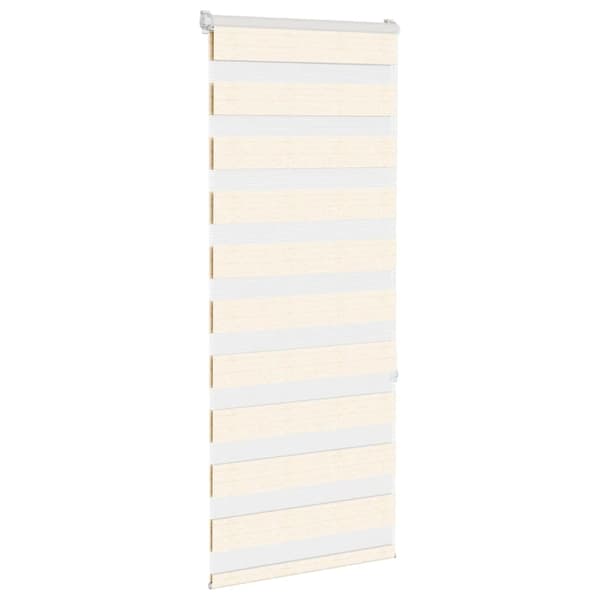 vidaXL Rullgardin zebra 65x150 cm tyg bredd 60,9 cm polyester