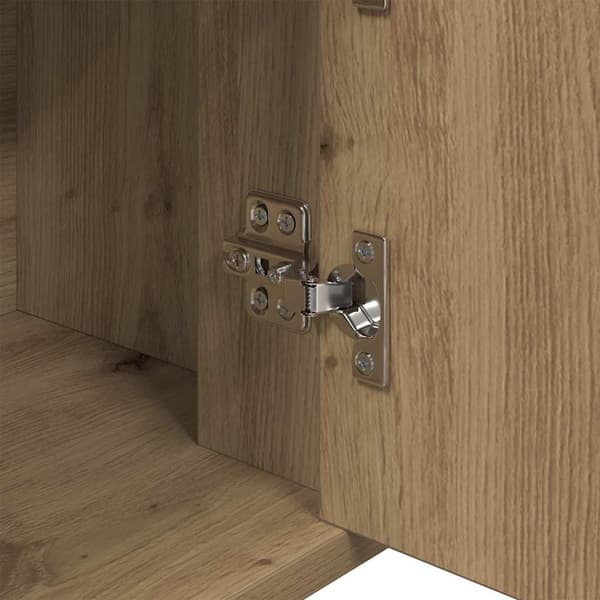 vidaXL Serviesskap artisan eik 80 x 30 x 60 cm Konstruert tre