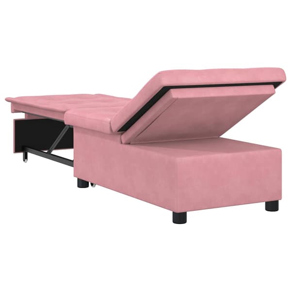 vidaXL Soffsäng Rosa 194 x 67 x 82 cm Sammet