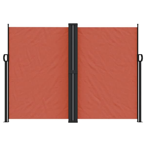 vidaXL Infällbar sidomarkis terrakotta 180x1200 cm