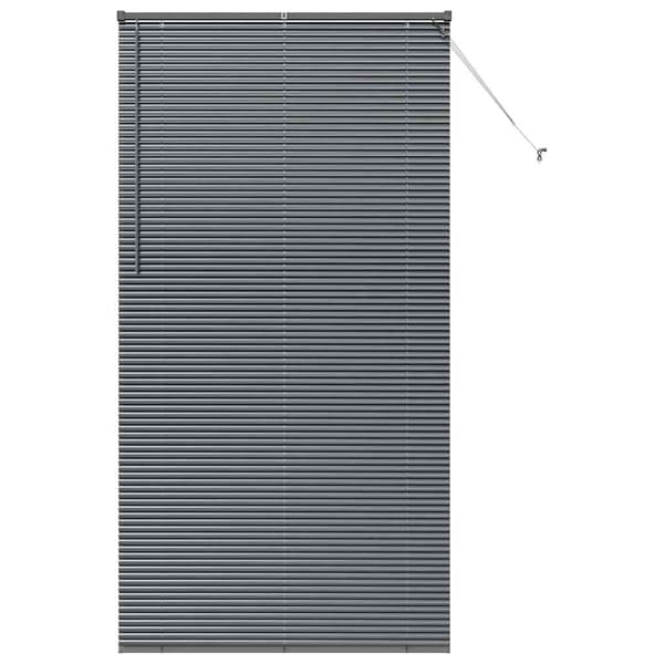 vidaXL Persienner Mörkgrå 220 x 120 cm Aluminium