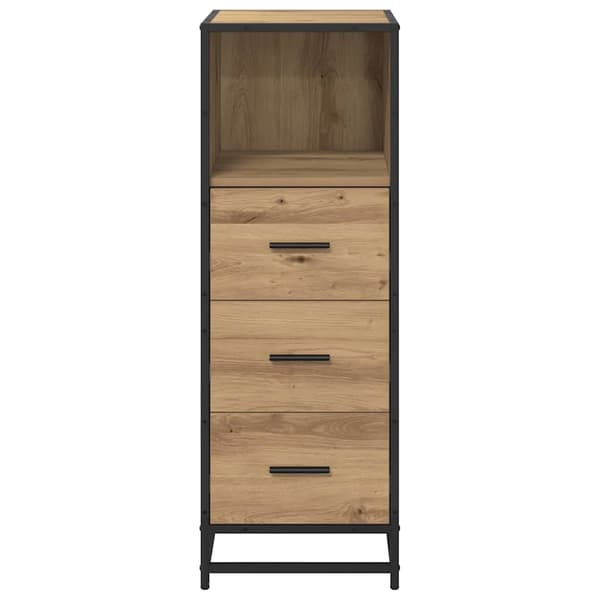 vidaXL Baderomsskap artisan eik 35 x 37.5 x 100 cm Konstruert tre