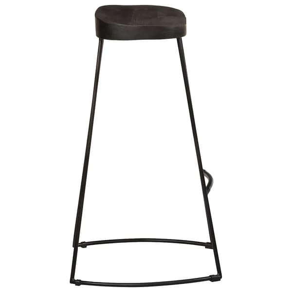 vidaXL Barstolar 2 st 45x40x78 cm mango i massivt trä