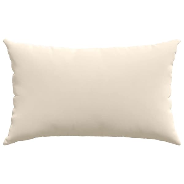 vidaXL Soffkuddar 2 st Beige 50 x 30 cm tyg