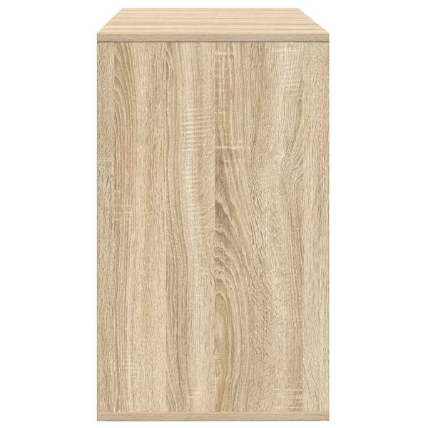 vidaXL Serviesskap Sonoma eik 120 x 41 x 75 cm Konstruert tre