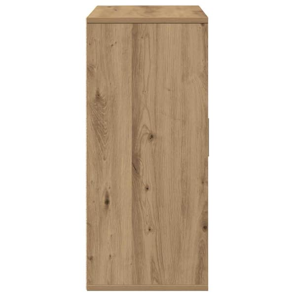 vidaXL Sideboard med låda Artisan Ek 60 x 31 x 70 cm Konstruerat trä