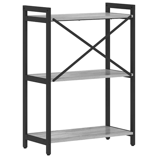vidaXL Hyllsystem Grå sonoma 60 x 30 x 85 cm Konstruerat trä