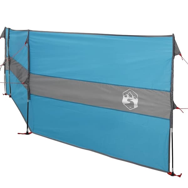 vidaXL Vindskydd för camping blå 490x123 cm vattentät
