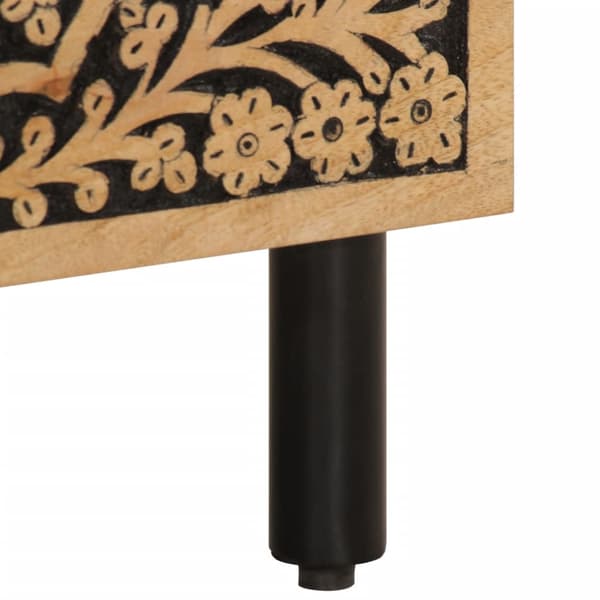 vidaXL Nattbord 40x33x46 cm heltre mango