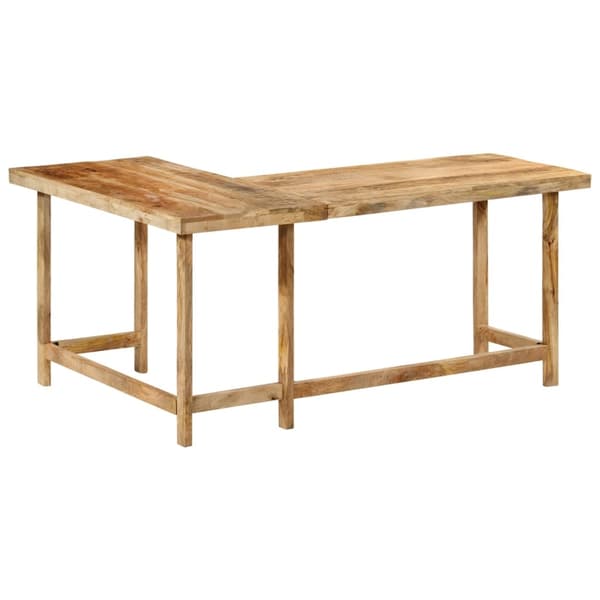 vidaXL Skrivebord 165x110x75 cm heltre mango