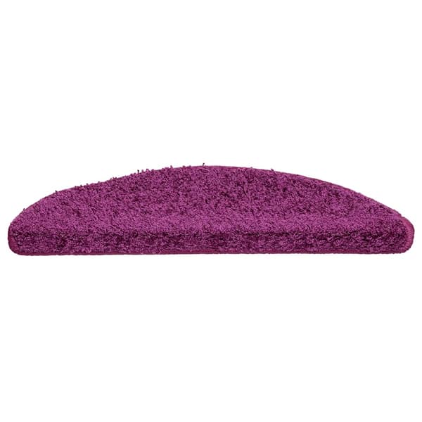 vidaXL Trappmattor 30 st violett 56x17x3 cm