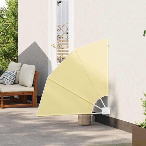 vidaXL Balkongskärm Sand 115 x 115 cm Polyester