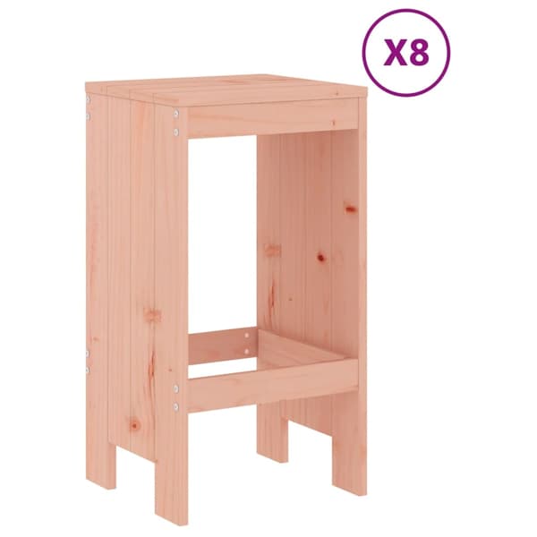 vidaXL Hagebarsett 9 deler heltre douglasgran